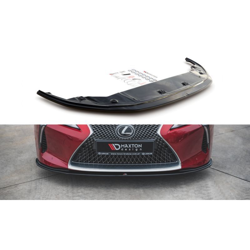 Maxton Front Splitter V.2 Lexus LC 500 Gloss Black, MAXTON DESIGN