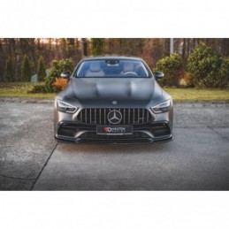 Maxton Front Splitter V.1 Mercedes-AMG GT 53 4-Door Coupe Gloss Black, MAXTON DESIGN