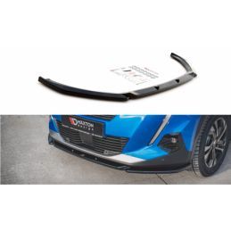 Maxton Front Splitter V.2 Peugeot 2008 Mk2 Gloss Black, MAXTON DESIGN