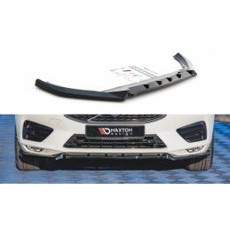 Maxton Front Splitter V.2 Volvo XC60 Mk2 R-Design Gloss Black, MAXTON DESIGN