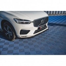 Maxton Front Splitter V.2 Volvo XC60 Mk2 R-Design Gloss Black, MAXTON DESIGN