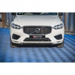 Maxton Front Splitter V.2 Volvo XC60 Mk2 R-Design Gloss Black, MAXTON DESIGN