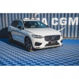 Maxton Front Splitter V.2 Volvo XC60 Mk2 R-Design Gloss Black, MAXTON DESIGN