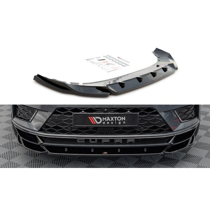 Maxton Front Splitter V.2 Cupra Ateca Gloss Black, MAXTON DESIGN