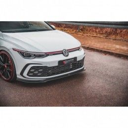 Maxton Front Splitter V.4 Volkswagen Golf 8 GTI Gloss Black, MAXTON DESIGN