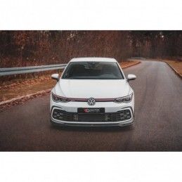 Maxton Front Splitter V.4 Volkswagen Golf 8 GTI Gloss Black, MAXTON DESIGN