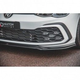 Maxton Front Splitter V.4 Volkswagen Golf 8 GTI Gloss Black, MAXTON DESIGN