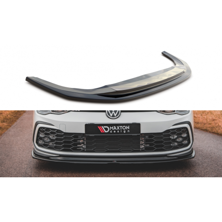 Maxton Front Splitter V.5 Volkswagen Golf 8 GTI Gloss Black, MAXTON DESIGN