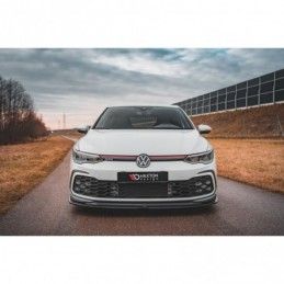 Maxton Front Splitter V.5 Volkswagen Golf 8 GTI Gloss Black, MAXTON DESIGN