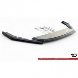 Maxton Front Splitter V.4 Skoda Octavia RS Mk4 Gloss Black, MAXTON DESIGN