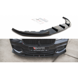 Maxton Front Splitter V.2 for BMW 7 M-Pack G11 Gloss Black, MAXTON DESIGN
