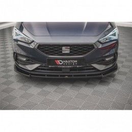 Maxton Front Splitter V.1 Seat Leon FR Mk4 Gloss Black, MAXTON DESIGN