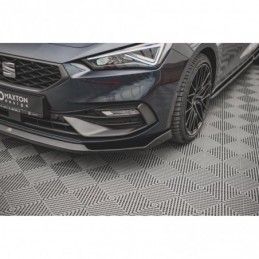 Maxton Front Splitter V.3 Seat Leon FR Mk4 Gloss Black, MAXTON DESIGN