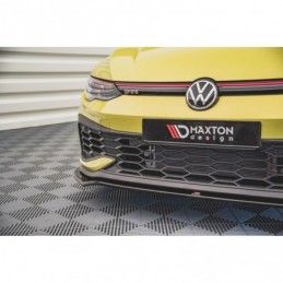 Maxton Front Splitter V.3 Volkswagen Golf 8 GTI Clubsport Gloss Black, MAXTON DESIGN