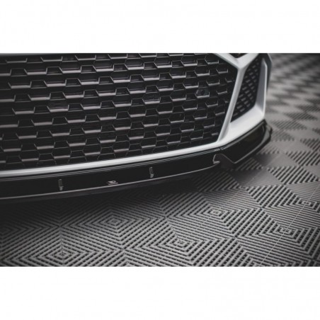 Maxton Front Splitter V.1 Audi R8 Mk2 Facelift Gloss Black, MAXTON DESIGN