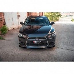 Maxton Front Splitter Mitsubishi Lancer Sportback Mk8 Gloss Black, MAXTON DESIGN