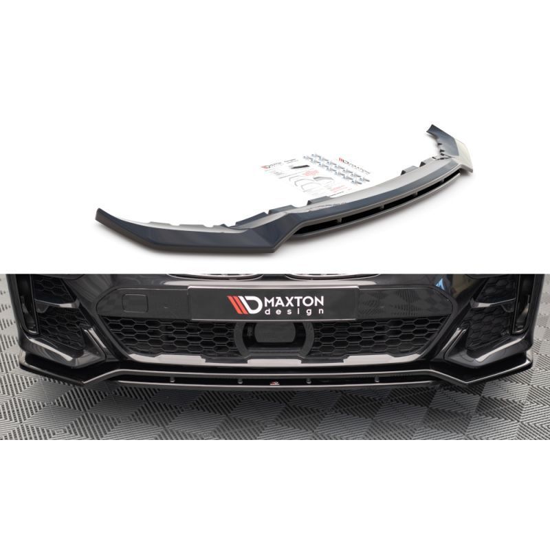 Maxton Front Splitter V.1 BMW X7 M G07 Gloss Black, MAXTON DESIGN