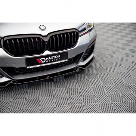 Maxton Front Splitter V.1 BMW 5 G30 Facelift M-Pack Gloss Black, MAXTON DESIGN