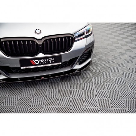 Maxton Front Splitter V.2 BMW 5 G30 Facelift M-Pack Gloss Black, MAXTON DESIGN