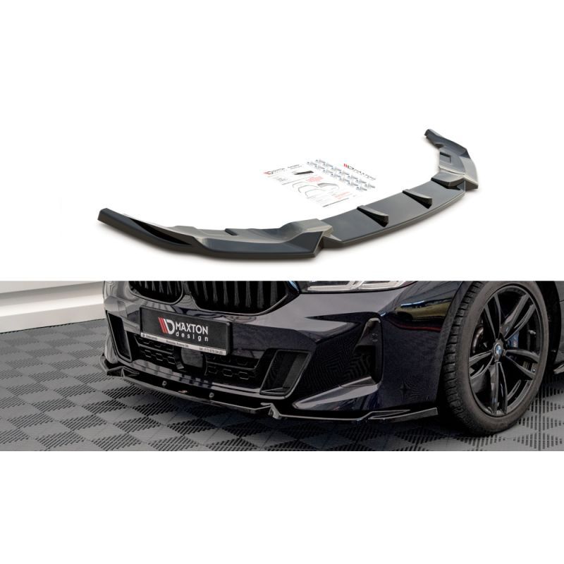 Maxton Front Splitter for BMW 6 GT M-Pack G32 Facelift Gloss Black, MAXTON DESIGN