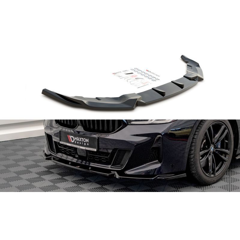 Maxton Front Splitter for BMW 6 GT M-Pack G32 Facelift Gloss Black, MAXTON DESIGN