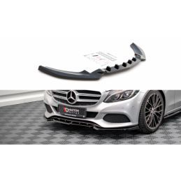 Maxton Front Splitter Mercedes-Benz C W205 Gloss Black, MAXTON DESIGN