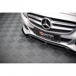Maxton Front Splitter Mercedes-Benz C W205 Gloss Black, MAXTON DESIGN