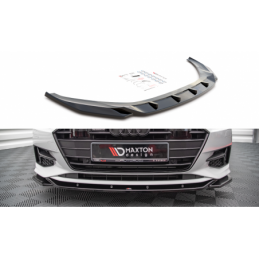 Maxton Front Splitter V.1 Audi A7 C8 Gloss Black, MAXTON DESIGN