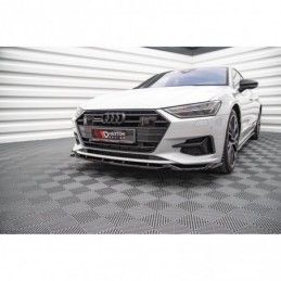 Maxton Front Splitter V.2 Audi A7 C8 Gloss Black, MAXTON DESIGN