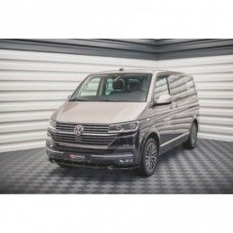 Maxton Front Splitter V.2 Volkswagen T6 Facelift Gloss Black, MAXTON DESIGN