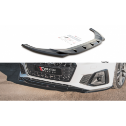 Maxton Front Splitter V.1 Audi S5 / A5 S-Line F5 Facelift Gloss Black, MAXTON DESIGN
