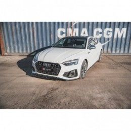 Maxton Front Splitter V.1 Audi S5 / A5 S-Line F5 Facelift Gloss Black, MAXTON DESIGN