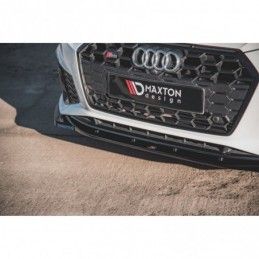 Maxton Front Splitter V.1 Audi S5 / A5 S-Line F5 Facelift Gloss Black, MAXTON DESIGN