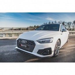 Maxton Front Splitter V.2 Audi S5 / A5 S-Line F5 Facelift Gloss Black, MAXTON DESIGN