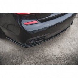 Maxton Central Rear Splitter for BMW 7 M-Pack G11 Gloss Black, MAXTON DESIGN