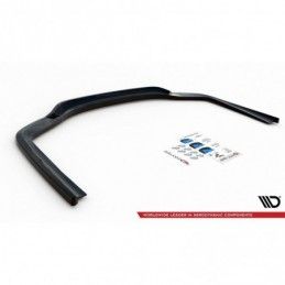 Maxton Central Rear Splitter (with vertical bars) for BMW 7 M-Pack G11 Gloss Black, MAXTON DESIGN