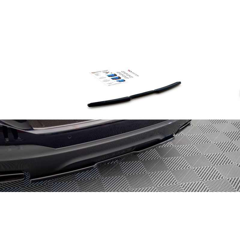 Maxton Central Rear Splitter for BMW 6 GT G32 M-Pack Gloss Black, MAXTON DESIGN