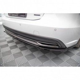 Maxton Central Rear Splitter for Audi A7 C8 Gloss Black, MAXTON DESIGN