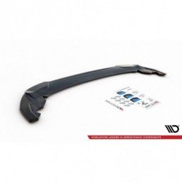 Maxton Central Rear Splitter for Seat Leon FR Hatchback Mk4 Gloss Black, MAXTON DESIGN