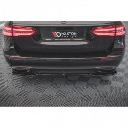 Maxton Central Rear Splitter for Mercedes-Benz E W213 Gloss Black, MAXTON DESIGN