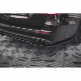 Maxton Central Rear Splitter for Mercedes-Benz E W213 Gloss Black, MAXTON DESIGN