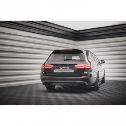 Maxton Central Rear Splitter for Mercedes-Benz E W213 Gloss Black, MAXTON DESIGN