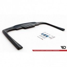 Maxton Central Rear Splitter for Mercedes-Benz E W213 Gloss Black, MAXTON DESIGN