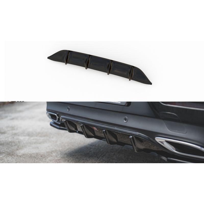 Maxton Rear Valance Mercedes-Benz CLS AMG-Line C257 Gloss Black, MAXTON DESIGN