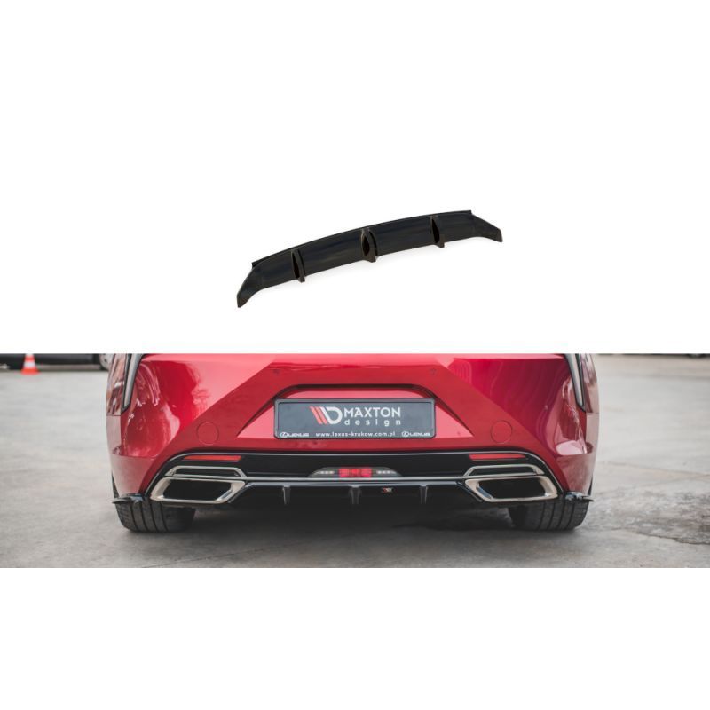 Maxton Rear Valance Lexus LC 500 Gloss Black, MAXTON DESIGN