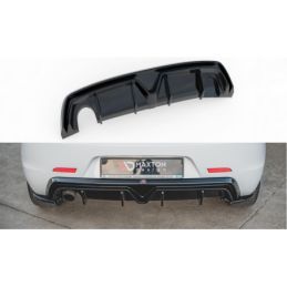 Maxton Rear Valance Alfa Romeo Giulietta Facelift (Single Exhaust Version) Gloss Black, MAXTON DESIGN