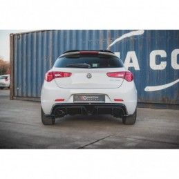 Maxton Rear Valance Alfa Romeo Giulietta Facelift (Single Exhaust Version) Gloss Black, MAXTON DESIGN