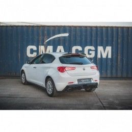 Maxton Rear Valance Alfa Romeo Giulietta Facelift (Single Exhaust Version) Gloss Black, MAXTON DESIGN