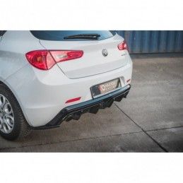 Maxton Rear Valance Alfa Romeo Giulietta Facelift (Single Exhaust Version) Gloss Black, MAXTON DESIGN