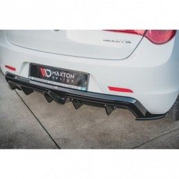 Maxton Rear Valance Alfa Romeo Giulietta Facelift (Single Exhaust Version) Gloss Black, MAXTON DESIGN